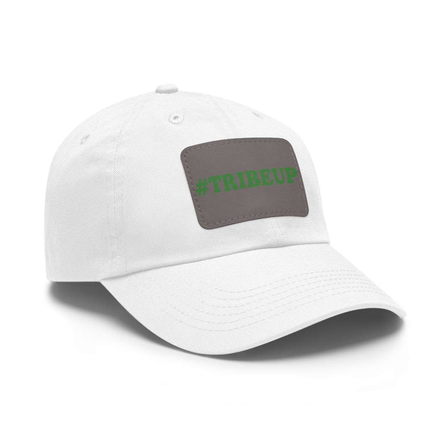 TRIBE UP Dad Hat with Leather Patch (Rectangle)
