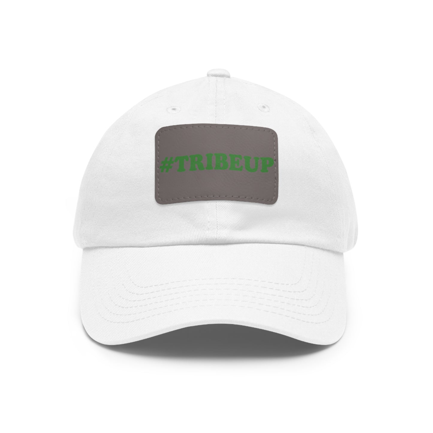 TRIBE UP Dad Hat with Leather Patch (Rectangle)