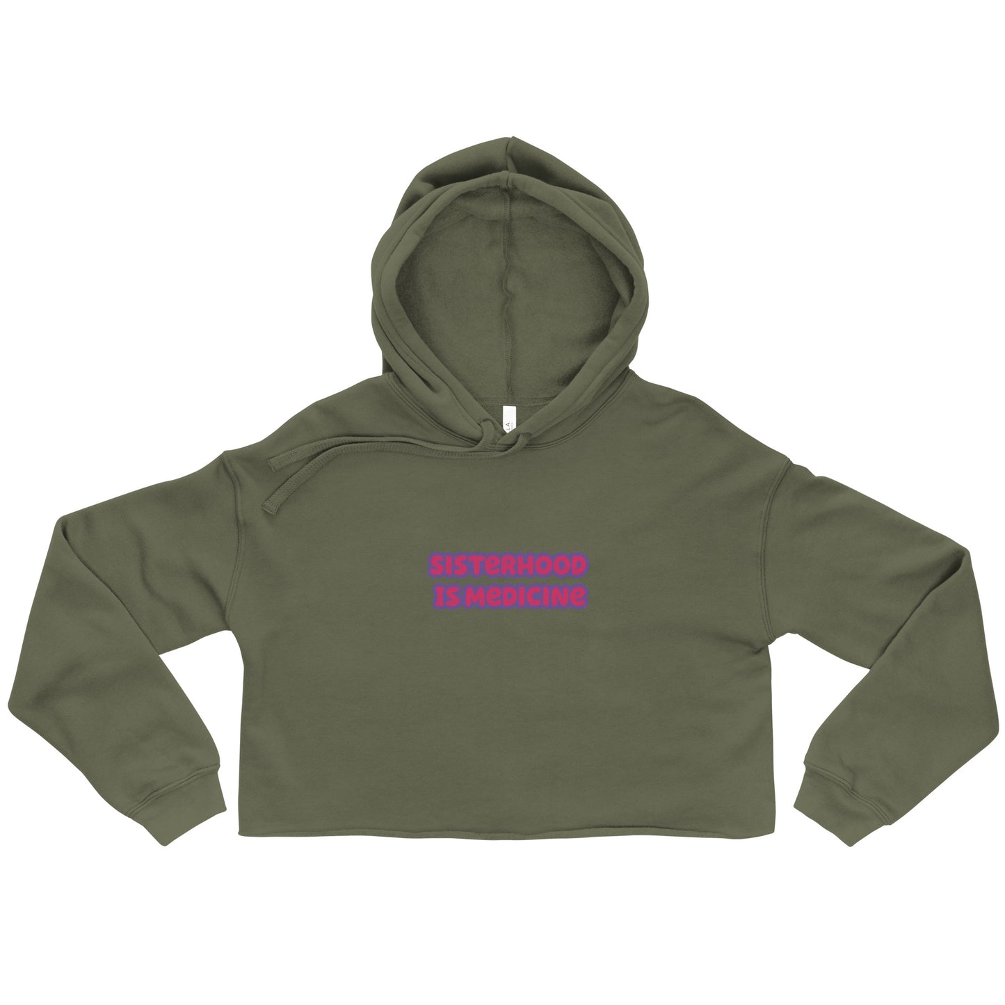 SISTERHOOD IS MEDICINE Crop Hoodie