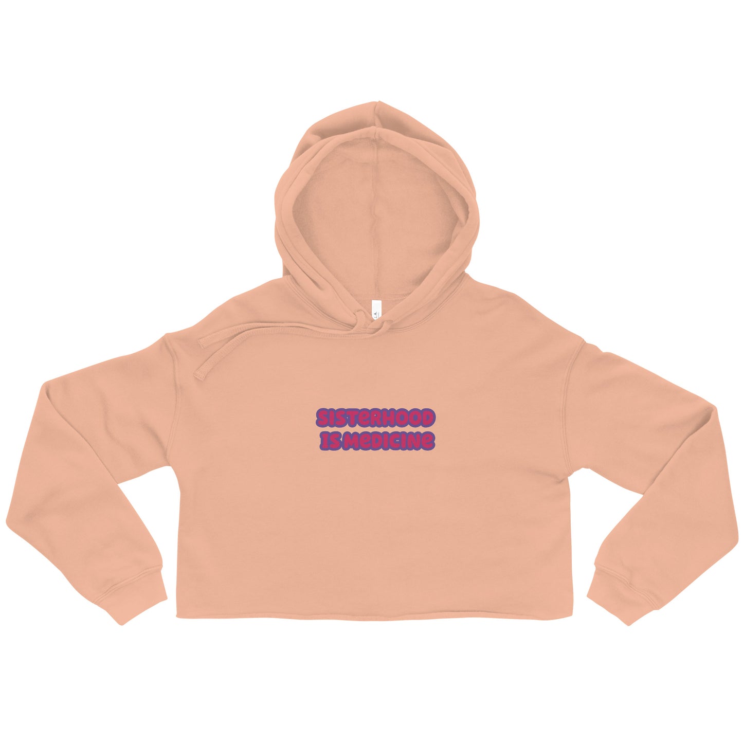 SISTERHOOD IS MEDICINE Crop Hoodie