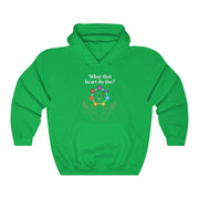 What that Heart Do Tho? Unisex Hooded Sweatshirt