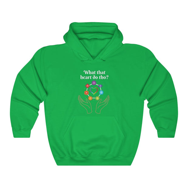 What that Heart Do Tho? Unisex Hooded Sweatshirt