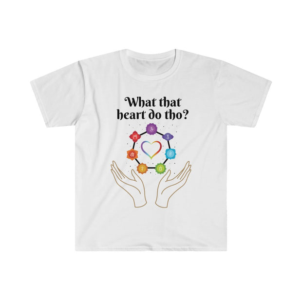 What that Heart Do Tho? Unisex Softstyle T-Shirt