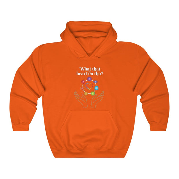 What that Heart Do Tho? Unisex Hooded Sweatshirt