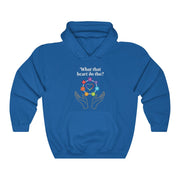 What that Heart Do Tho? Unisex Hooded Sweatshirt