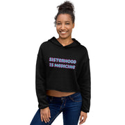 Sisterhood is Medicine Crop Hoodie