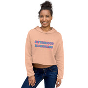Sisterhood is Medicine Crop Hoodie